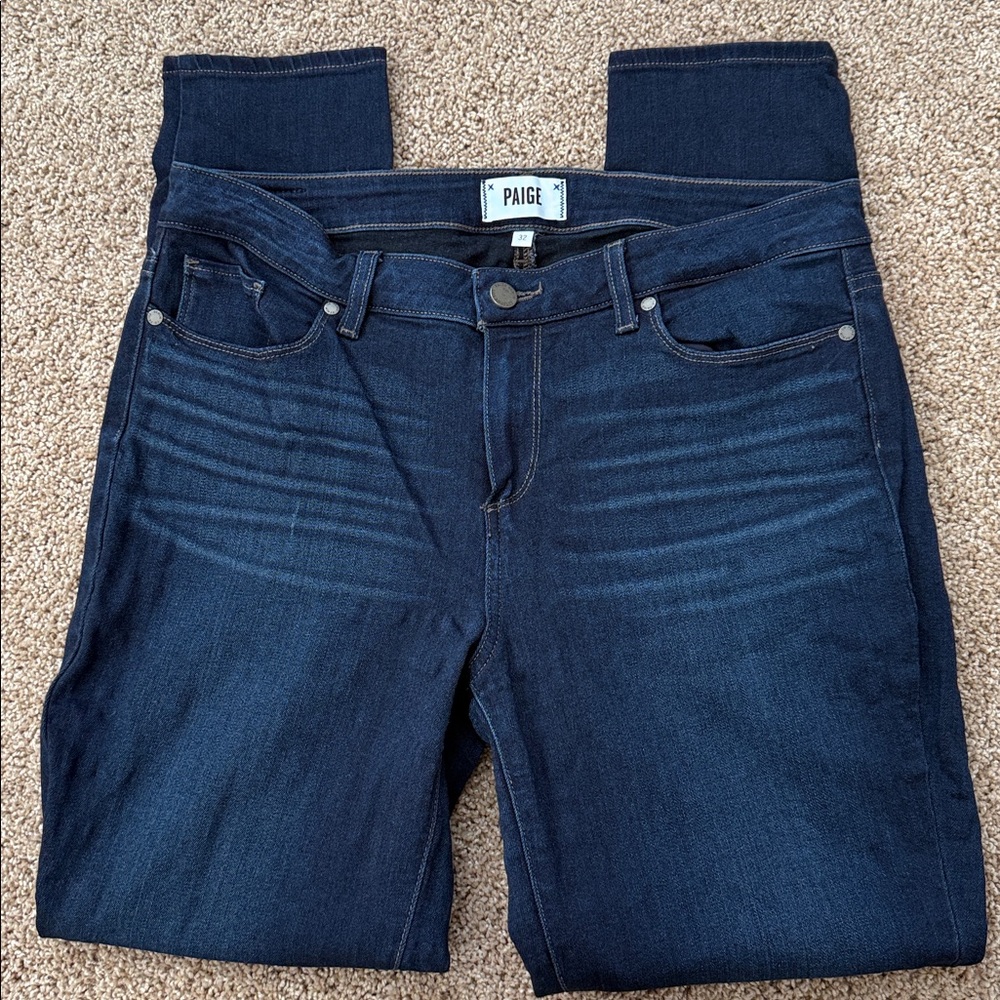 PAIGE Indigo Denim Pants - Verdugo ultra skinny